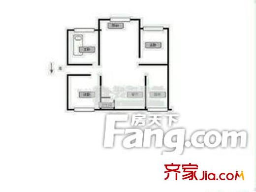 太原 小南關地礦宿舍 戶型圖