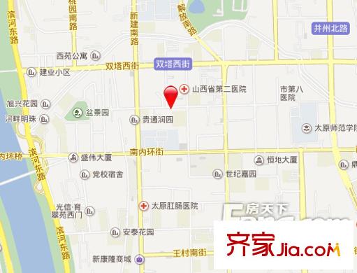小南關地礦宿舍交通圖太原  