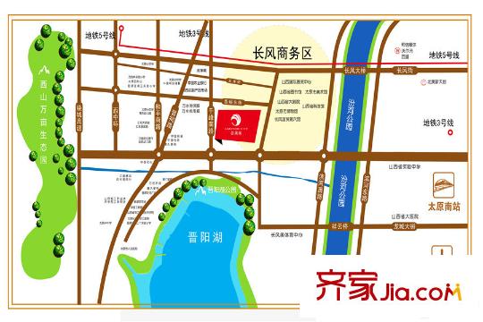 沿湖城區(qū)位圖