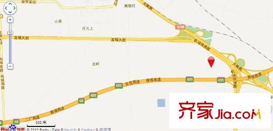 鑫河灣領(lǐng)寓交通圖太原  