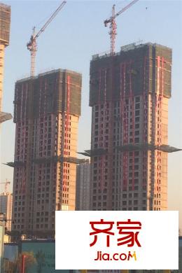 潤景?園著1#2#樓封頂實景（2015-11-02）