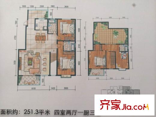 酈苑國際E戶型 4室2廳3衛(wèi)1廚