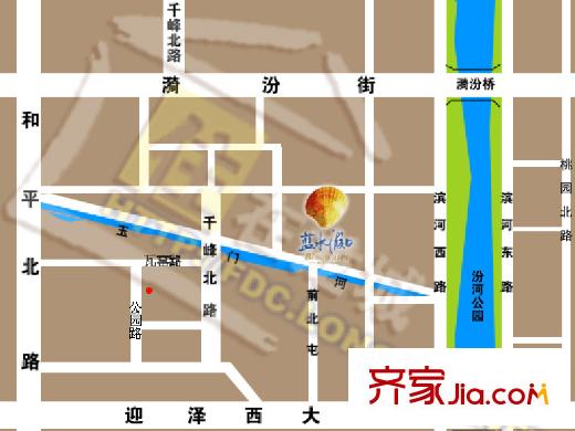 藍(lán)水假日交通圖
