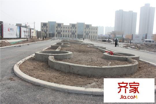 中國鐵建?太原國際城工地實(shí)景（2015-03-19）