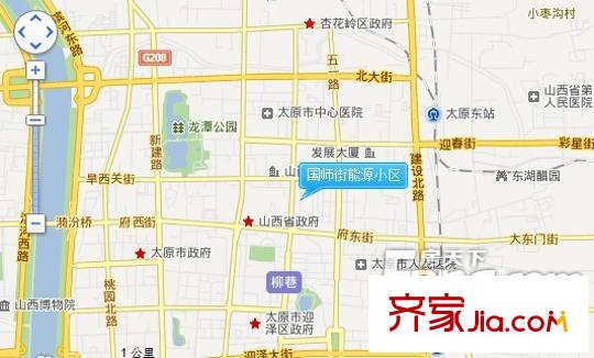 國師街能源宿舍交通圖太原 國師街能源小區(qū) 
