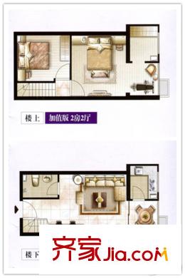金色米蘭C10戶型 2室2廳1衛(wèi)1廚