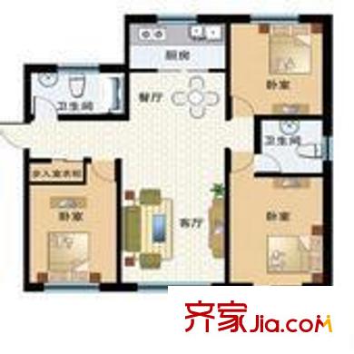 太原 西部麗景 戶型圖