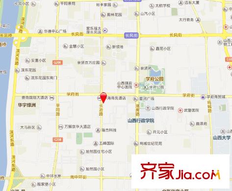 新辰小區(qū)交通圖太原  