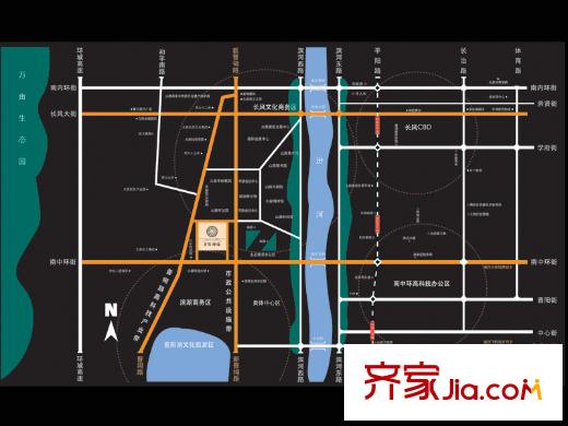 晉陽(yáng)?峰平方米區(qū)位圖