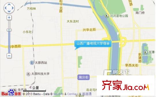 山西廣播電視大學(xué)宿舍交通圖太原  