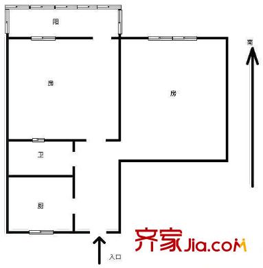 曙光苑小區(qū) 3室 戶型圖