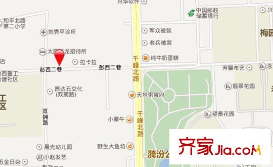 彭西二巷教委宿舍交通圖太原  