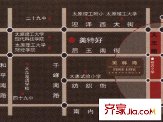 美林灣交通圖