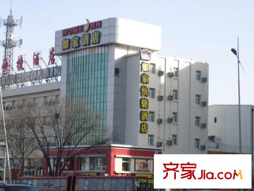 美林灣西北方向如家快捷酒店