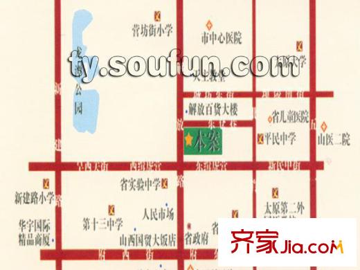 金盛園交通圖