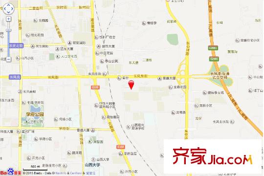 太原禮頓山交通圖