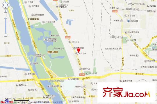 萬廈森鄰交通圖