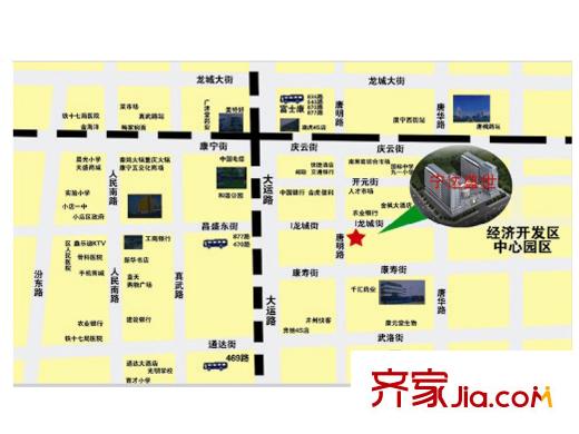 寧達(dá)?鉆石街區(qū)交通圖