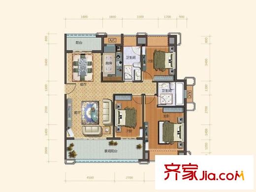太原 財經(jīng)大學電建家屬院 戶型圖