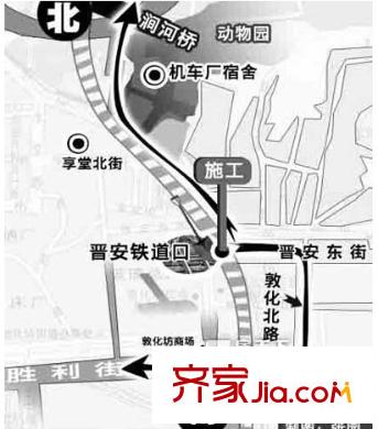 背圪洞機(jī)車宿舍交通圖太原  外景圖
