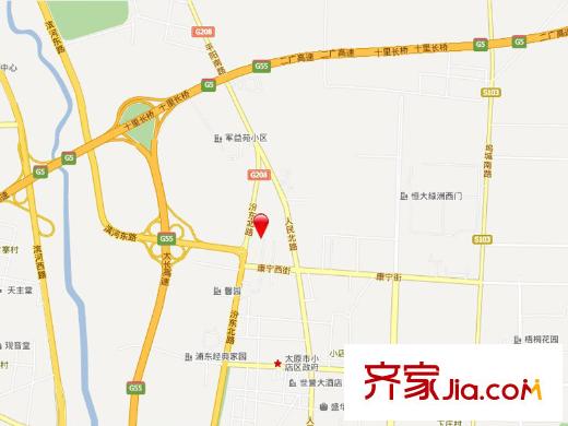 新星花園交通圖