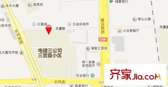 三營盤電力黨校宿舍交通圖太原  