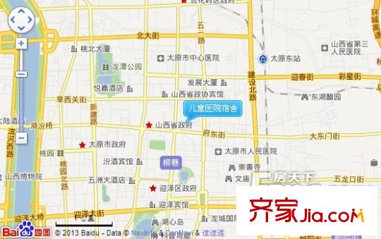 兒童醫(yī)院宿舍交通圖太原  