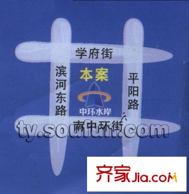 中環(huán)水岸交通圖