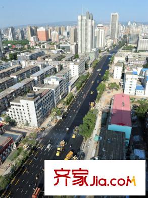 府西國際公寓府東府西街鳥瞰圖