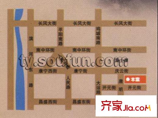 華旗地和苑交通圖