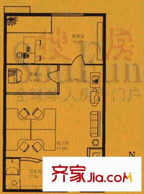 太原 飛云第一國際 戶型圖