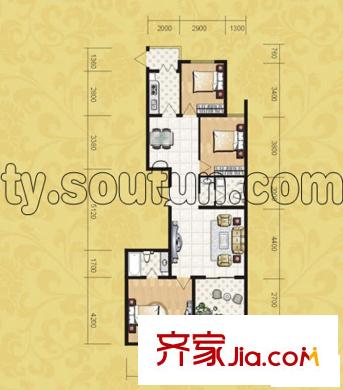 太原 御龍庭 戶型圖