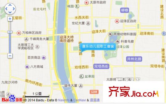 康樂幼兒園職工宿舍交通圖太原  