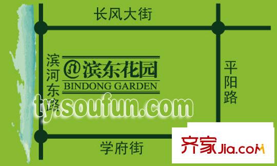 濱東花園二期區(qū)位圖
