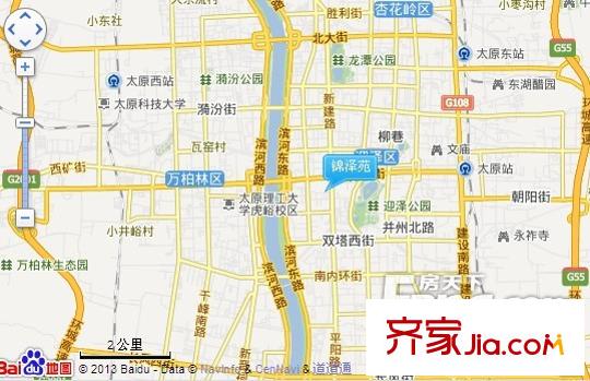 錦澤苑交通圖太原  