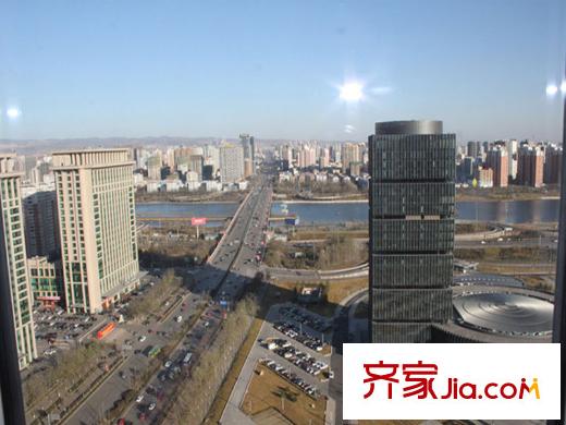 萬國城moma周邊俯瞰長風(fēng)西大街