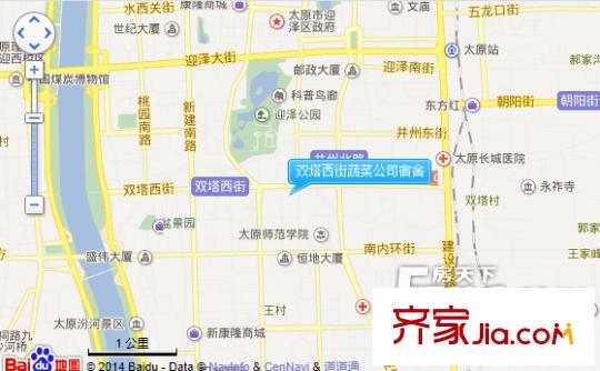 蔬菜公司宿舍交通圖太原  