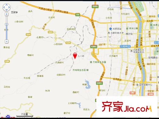 迎西城?朝南水岸交通圖
