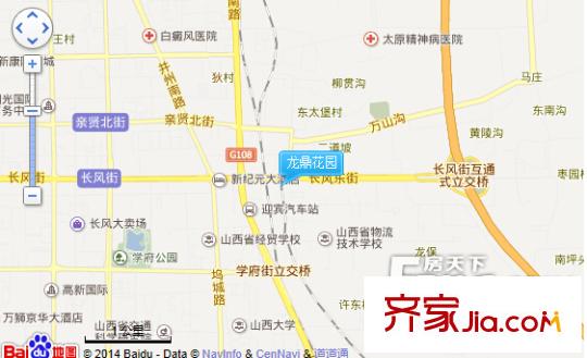龍鼎花園交通圖太原  