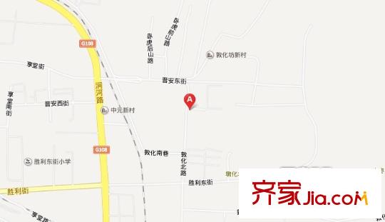 敦化坊公交宿舍交通圖太原  