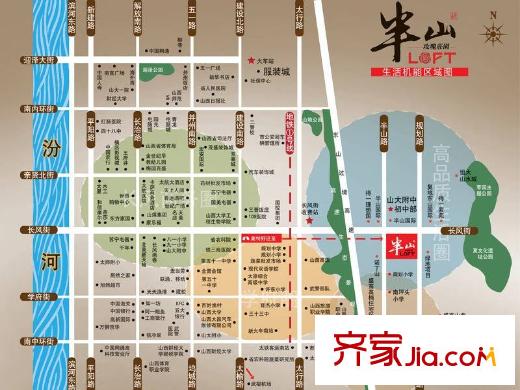 半山LOFT交通圖