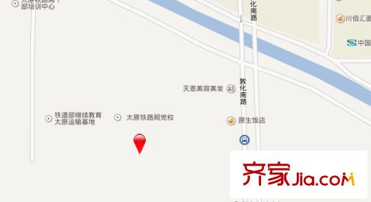 太原鐵路黨校宿舍交通圖太原  