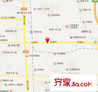 省百貨公司宿舍交通圖太原  