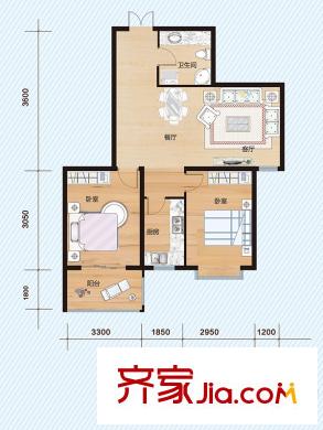 美泰金座C-01戶(hù)型 3室1廳1衛(wèi)1廚