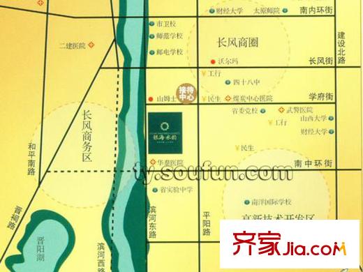 銀海水韻交通圖