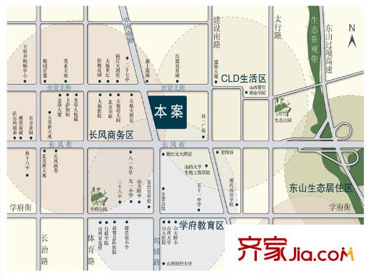 文湃苑區(qū)位圖