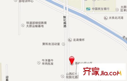 賽馬場茶葉公司宿舍交通圖太原  