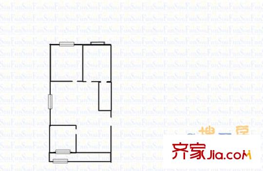 世方嘉園 3室 戶型圖