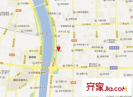 世方嘉園交通圖太原  
