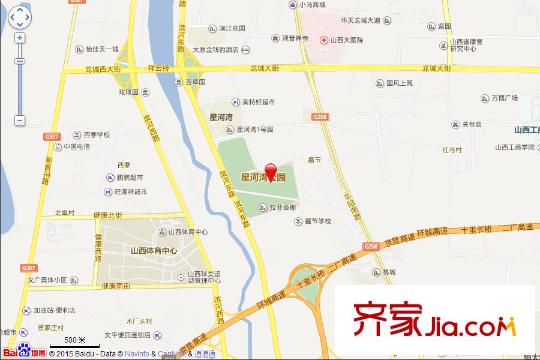 太原星河灣交通圖